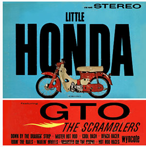 ＬＰ「LITTLE HONDA featuring GTO」The Scramblers